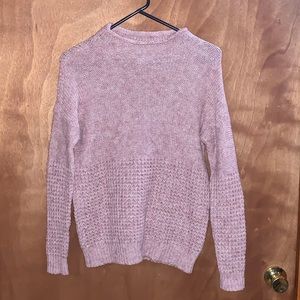 American eagle outfitters pink mock neck sweater